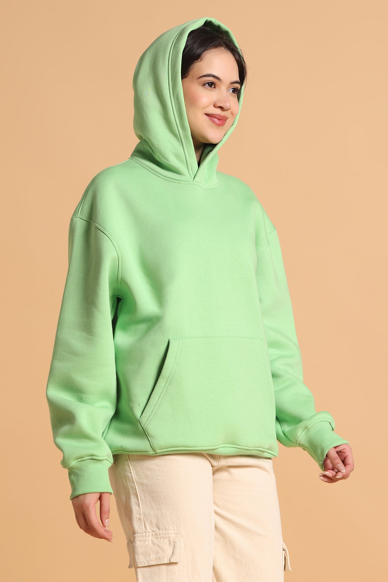 Women’s Oversized Premium Hoodie – Mint Green