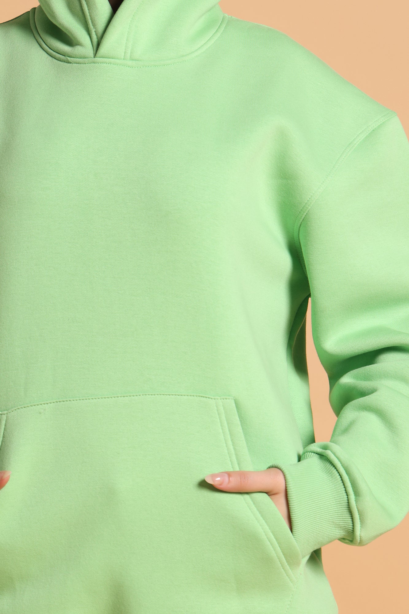 Women’s Oversized Premium Hoodie – Mint Green