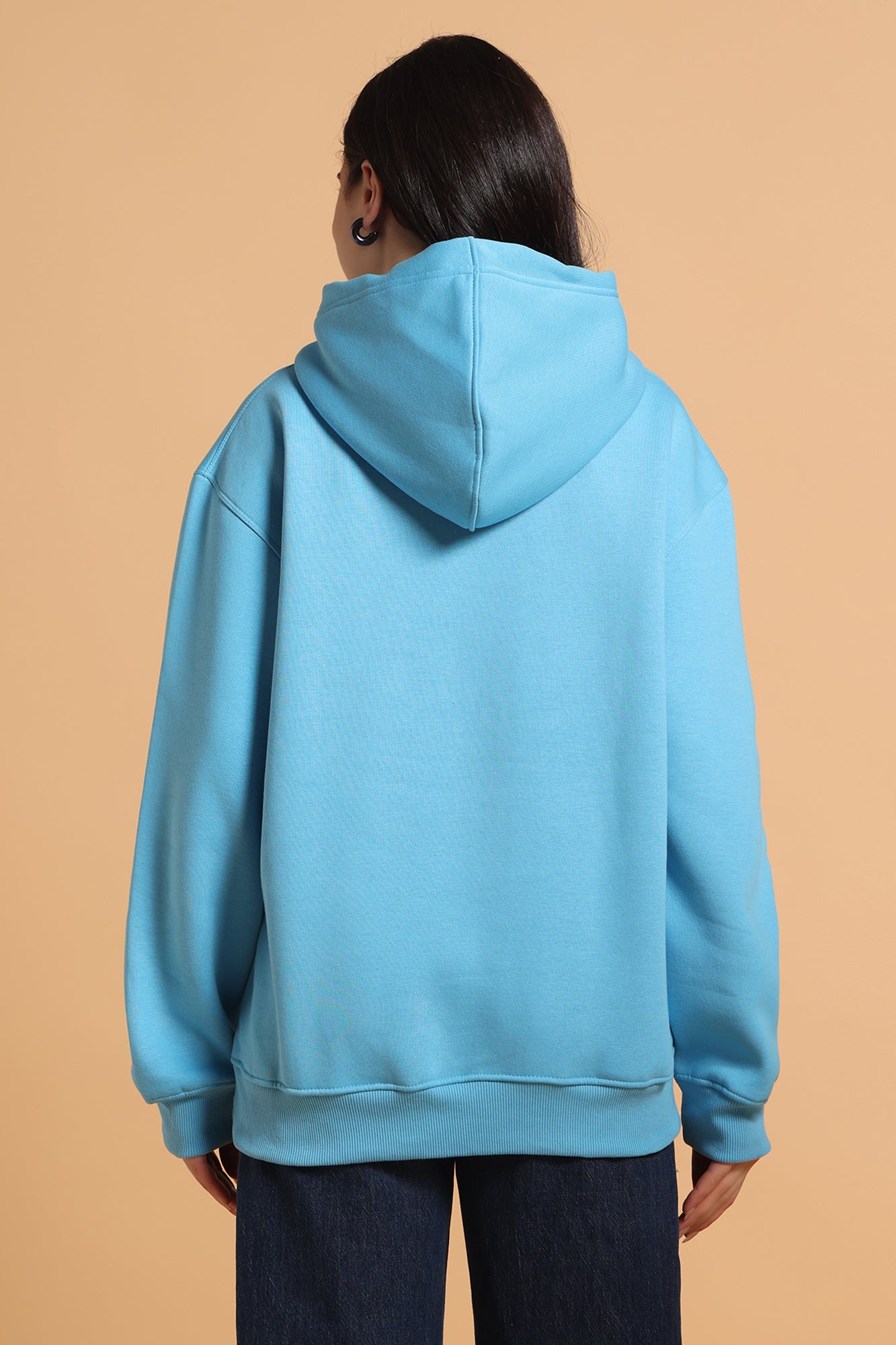 Women’s Oversized Premium Hoodie – Sky Blue