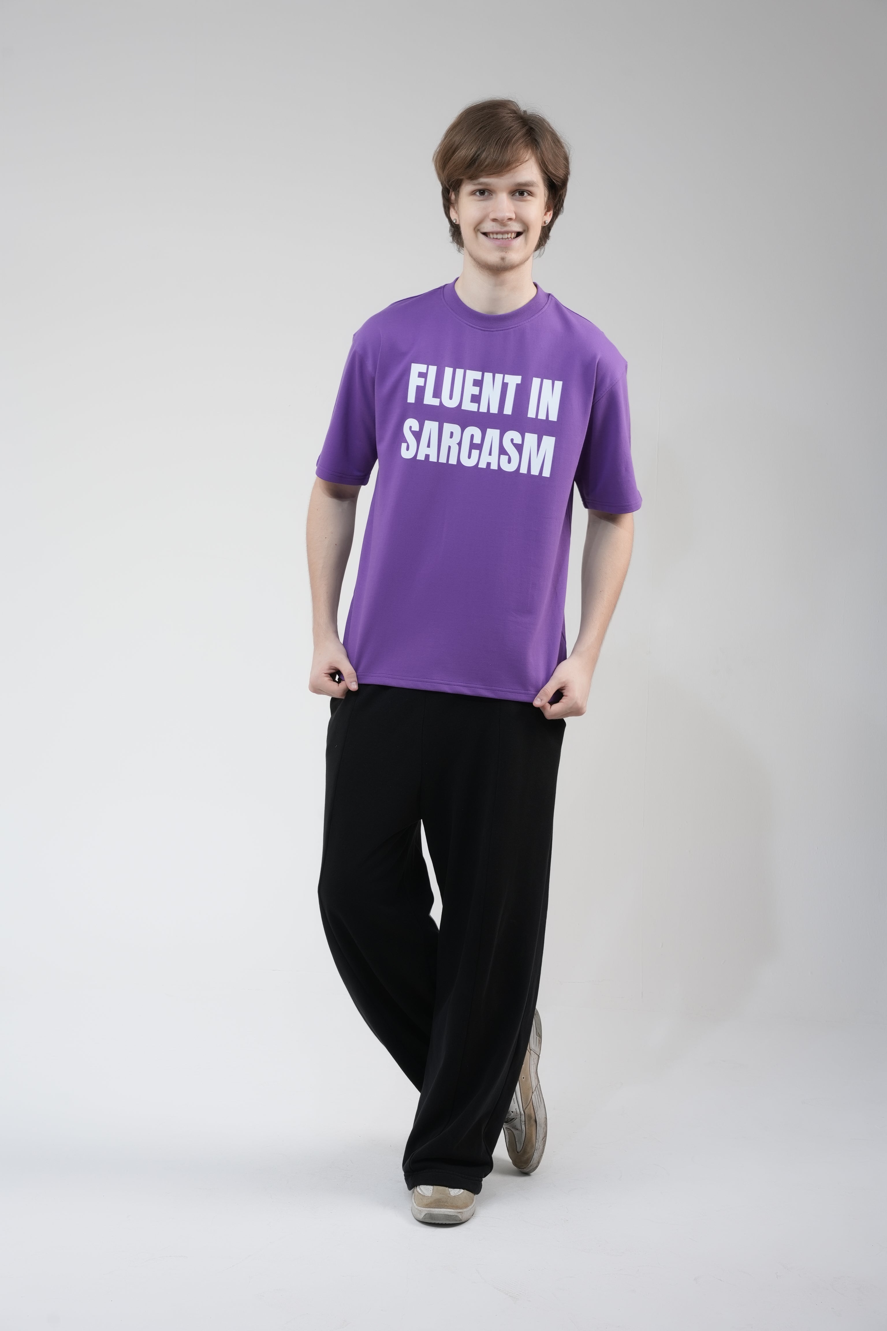 Purple – “FLUENT IN SARCASM”