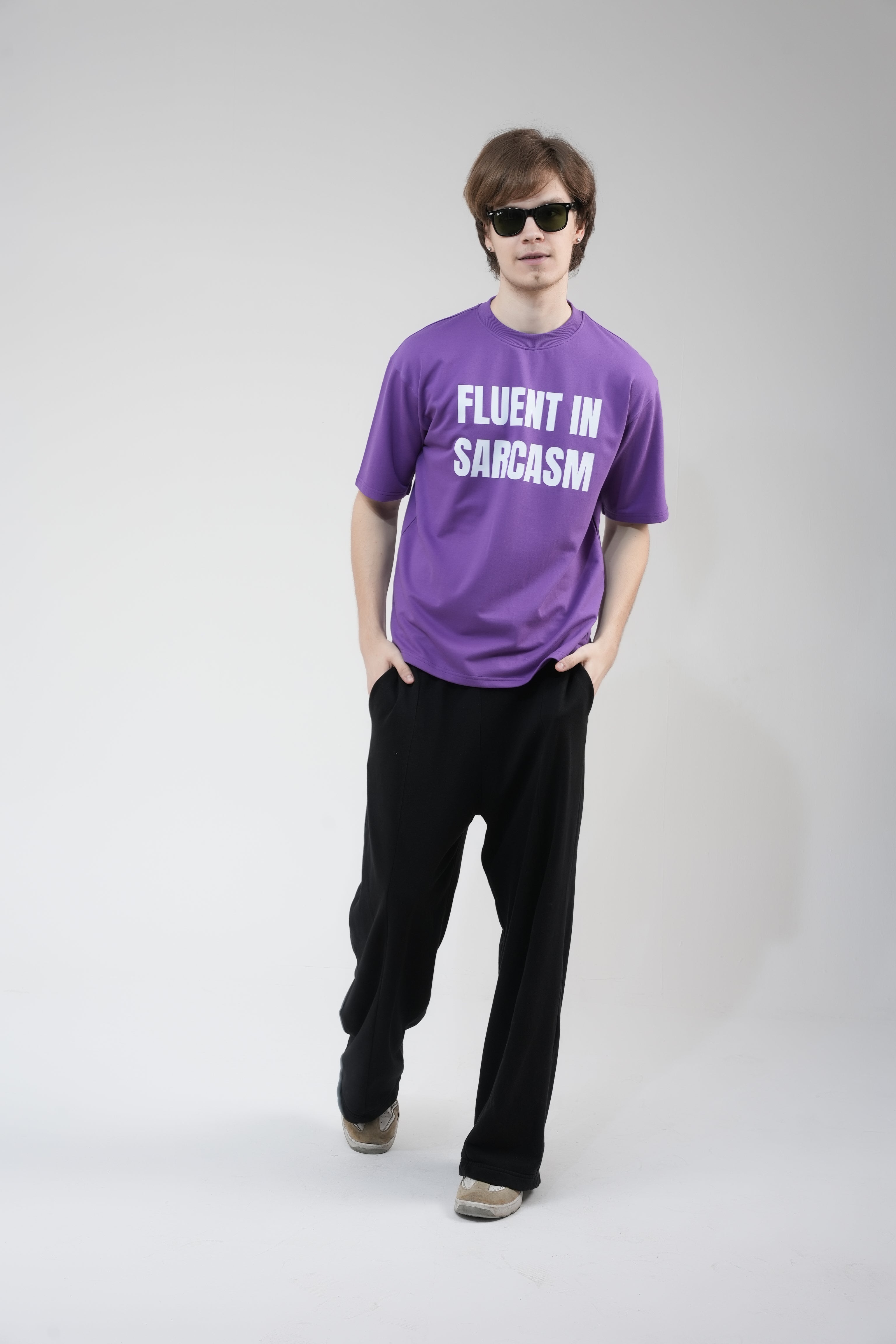 Purple – “FLUENT IN SARCASM”