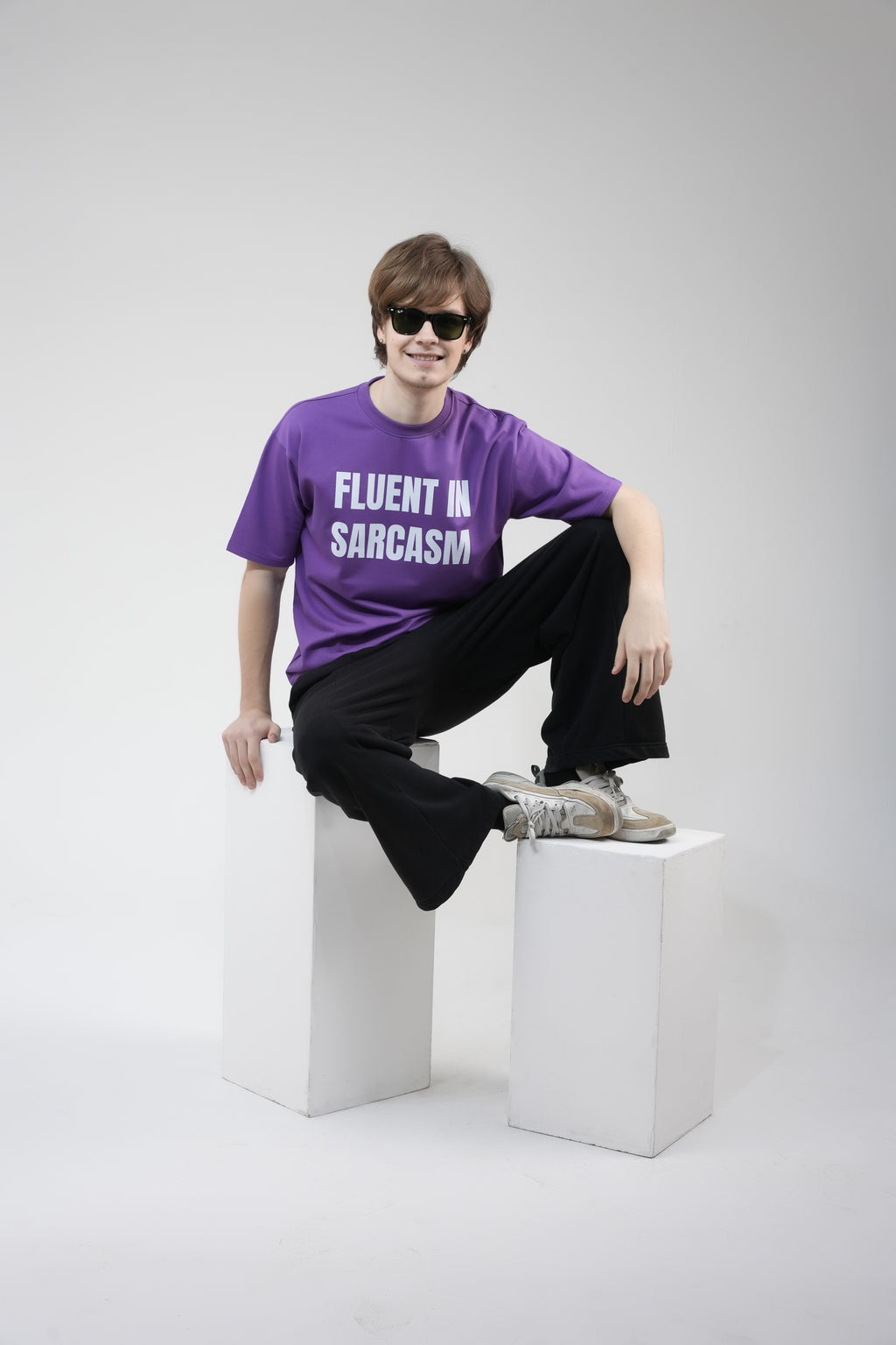 Purple – “FLUENT IN SARCASM”