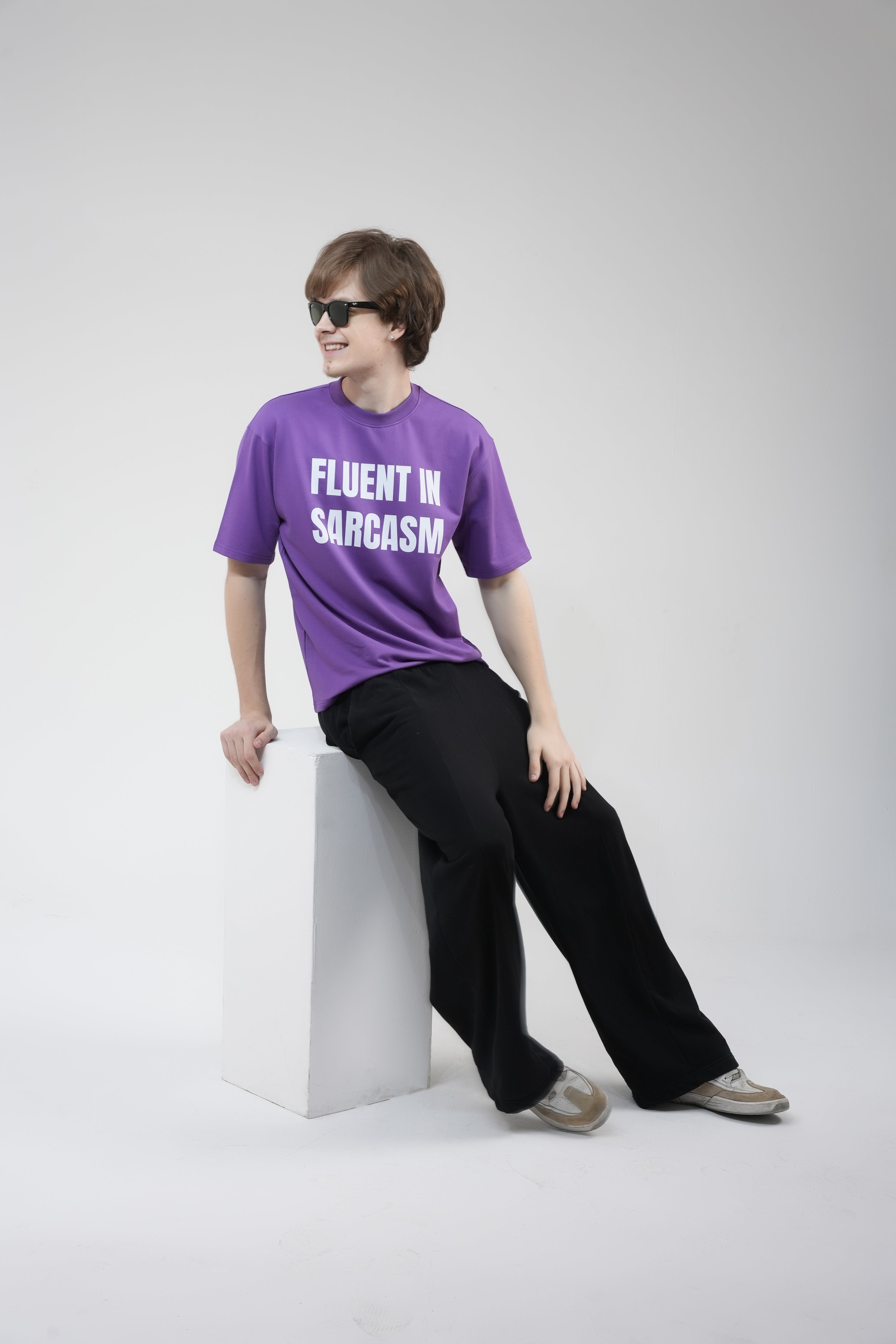 Purple – “FLUENT IN SARCASM”