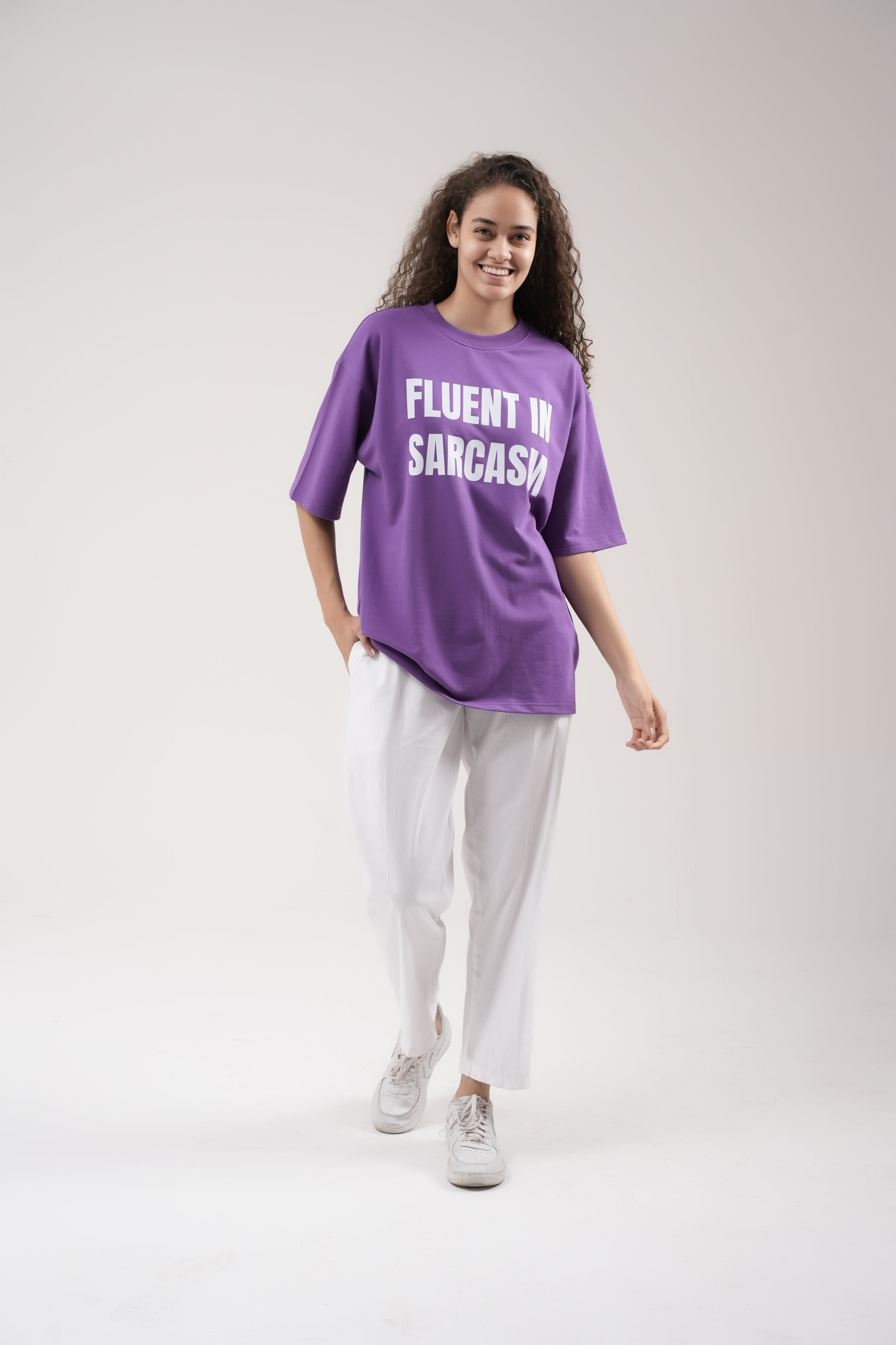 Purple – “FLUENT IN SARCASM”