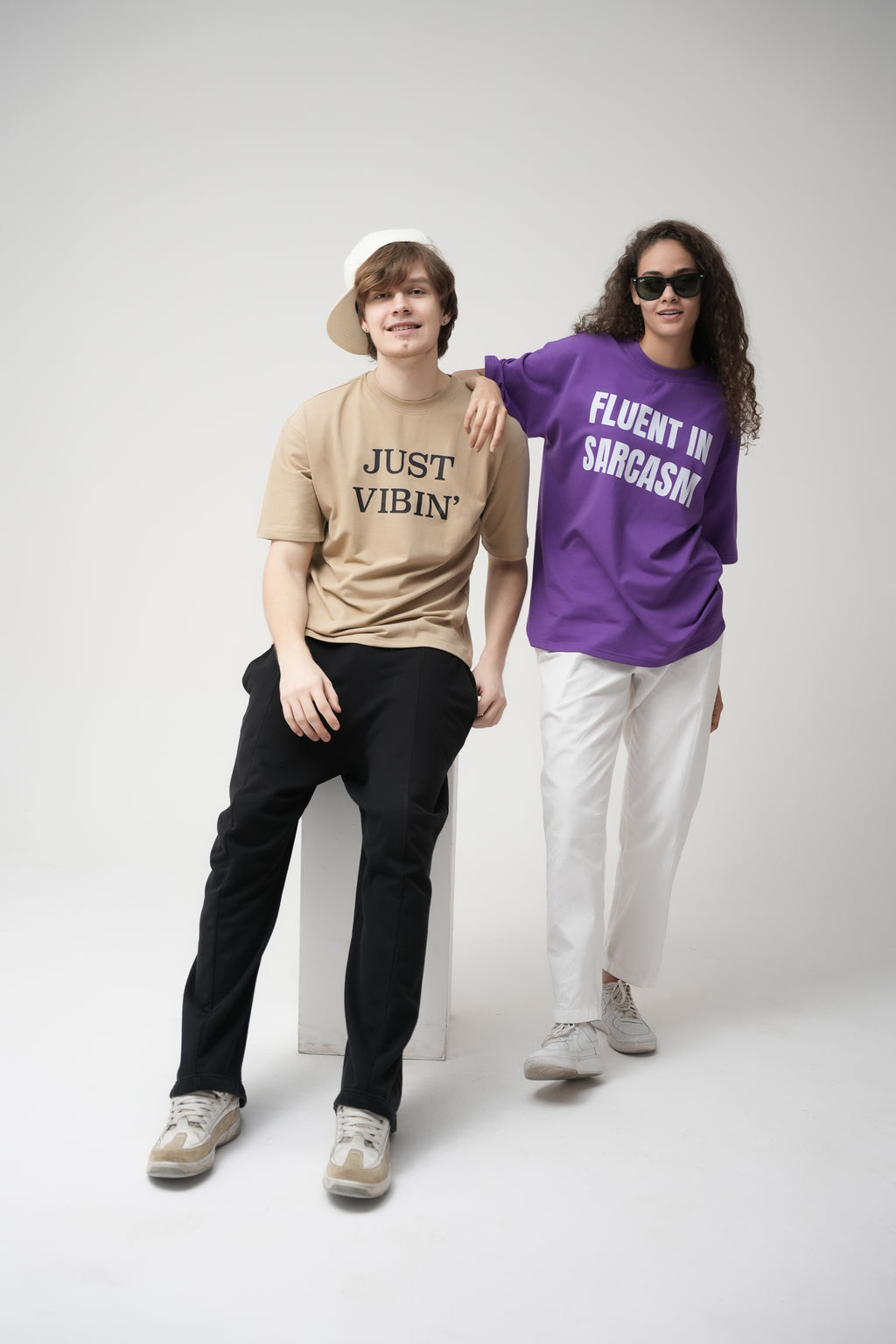 Unisex Crew Neck Oversized T-Shirt Size