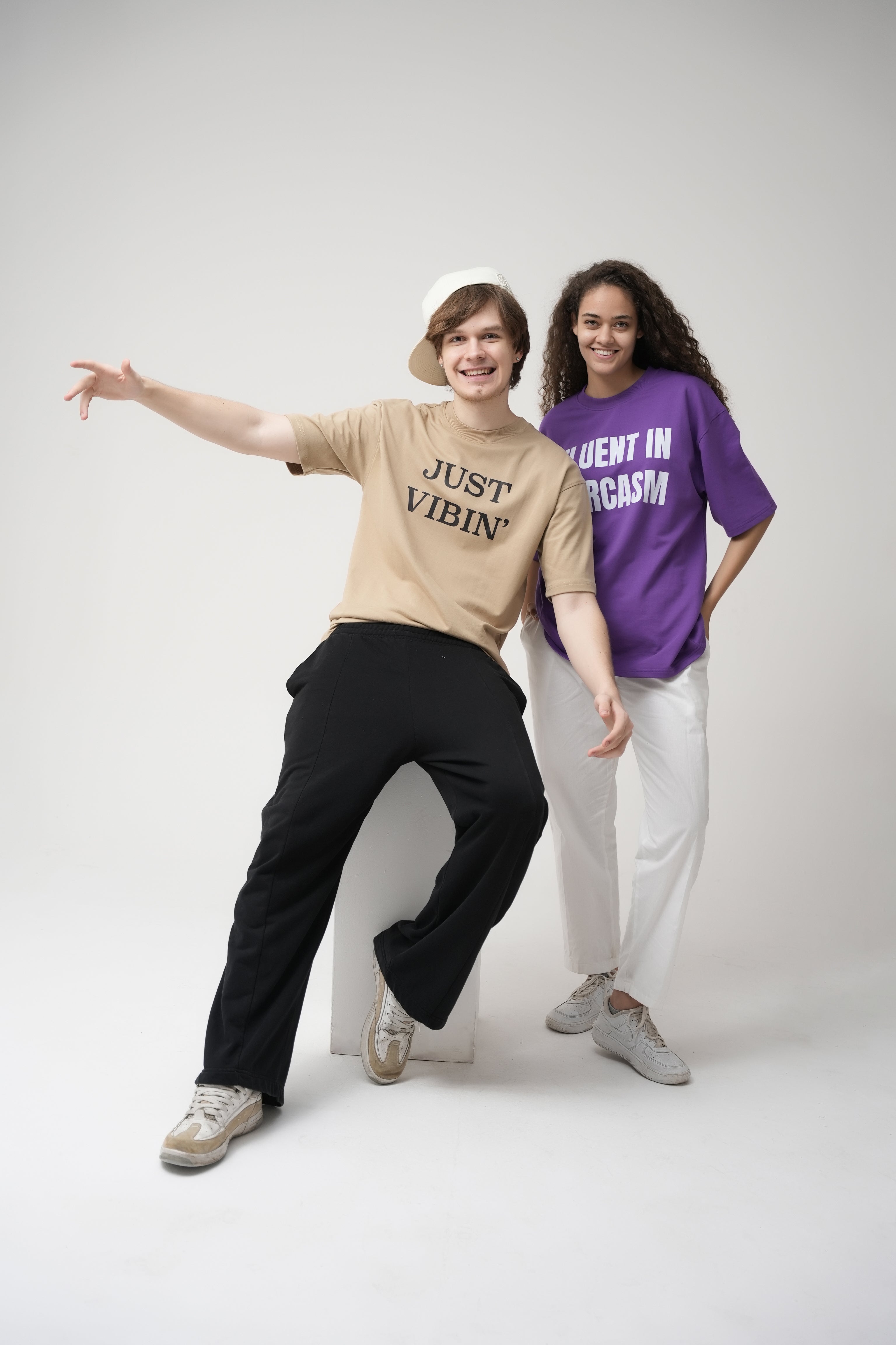 Unisex Crew Neck Oversized T-Shirt Size