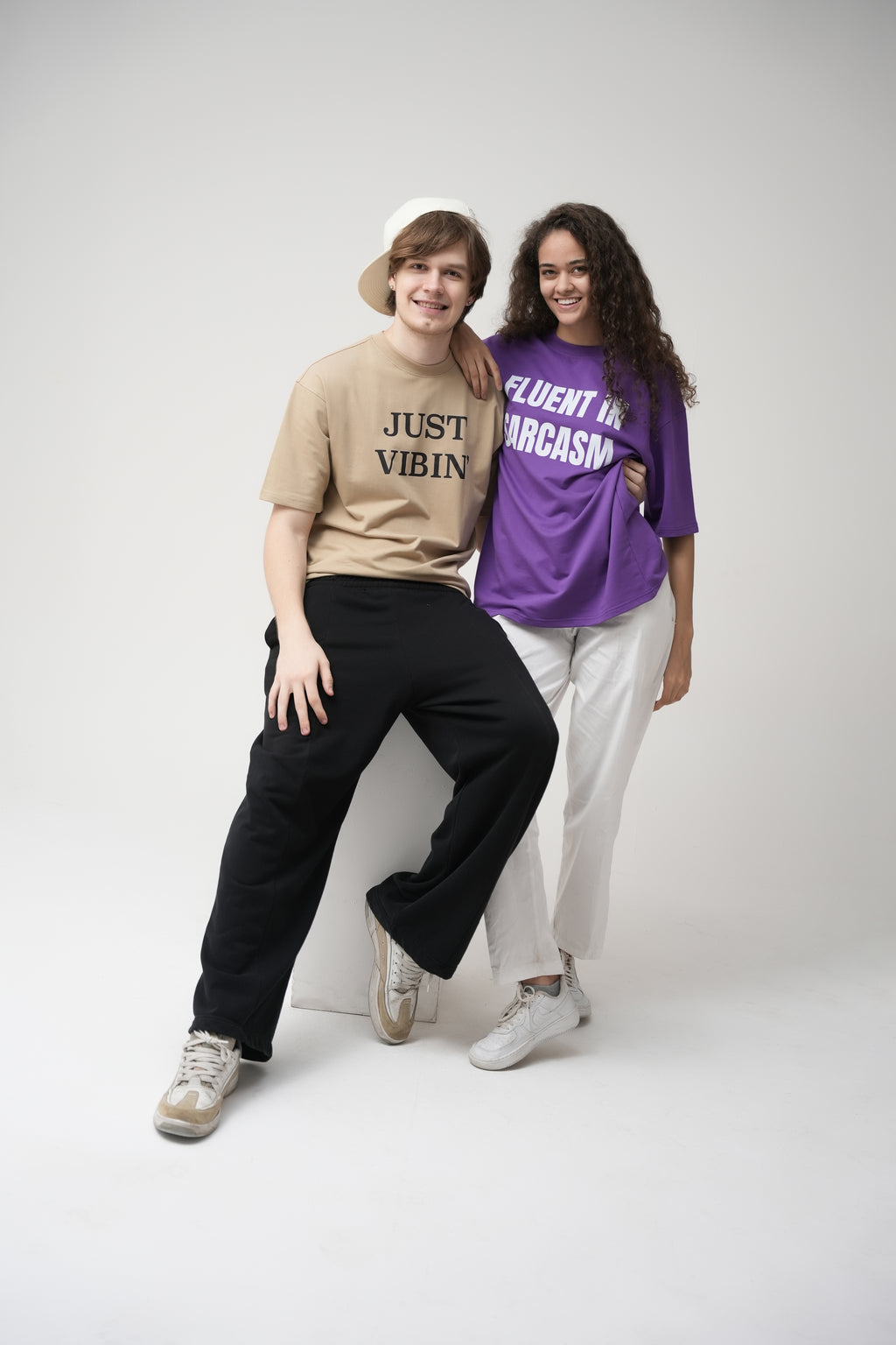 Unisex Crew Neck Oversized T-Shirt Size