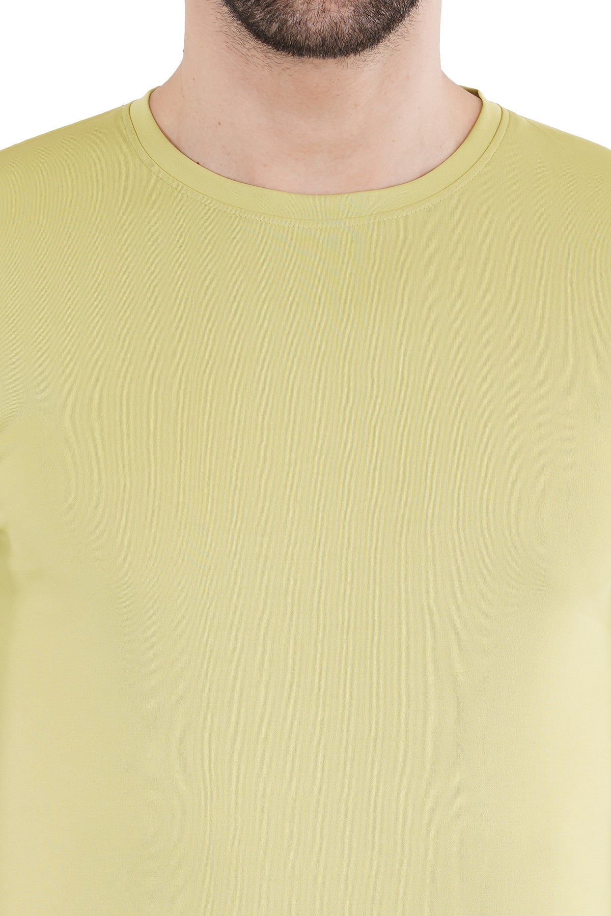 Lime Green Dry Fit Crew Neck T-Shirt
