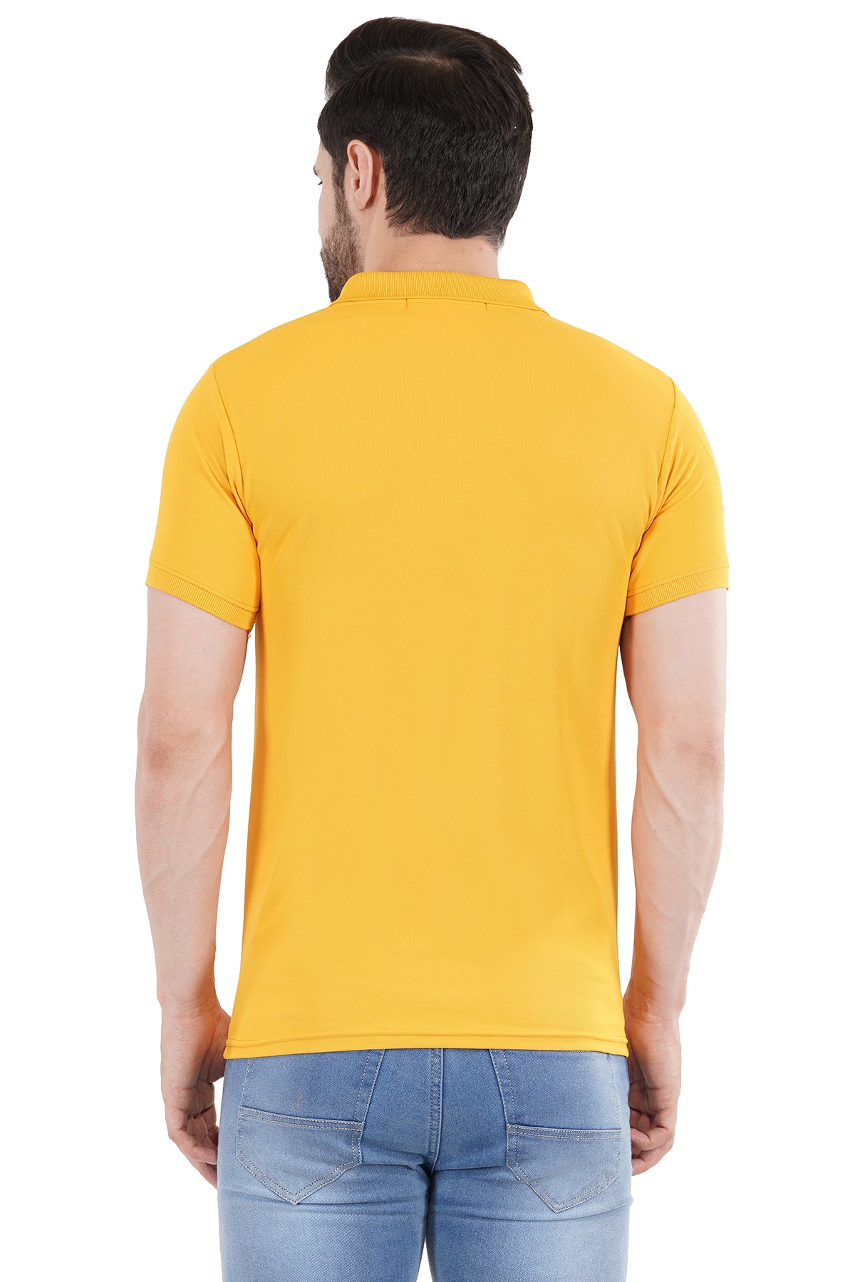 Classic Yellow Matty Collar T-Shirt
