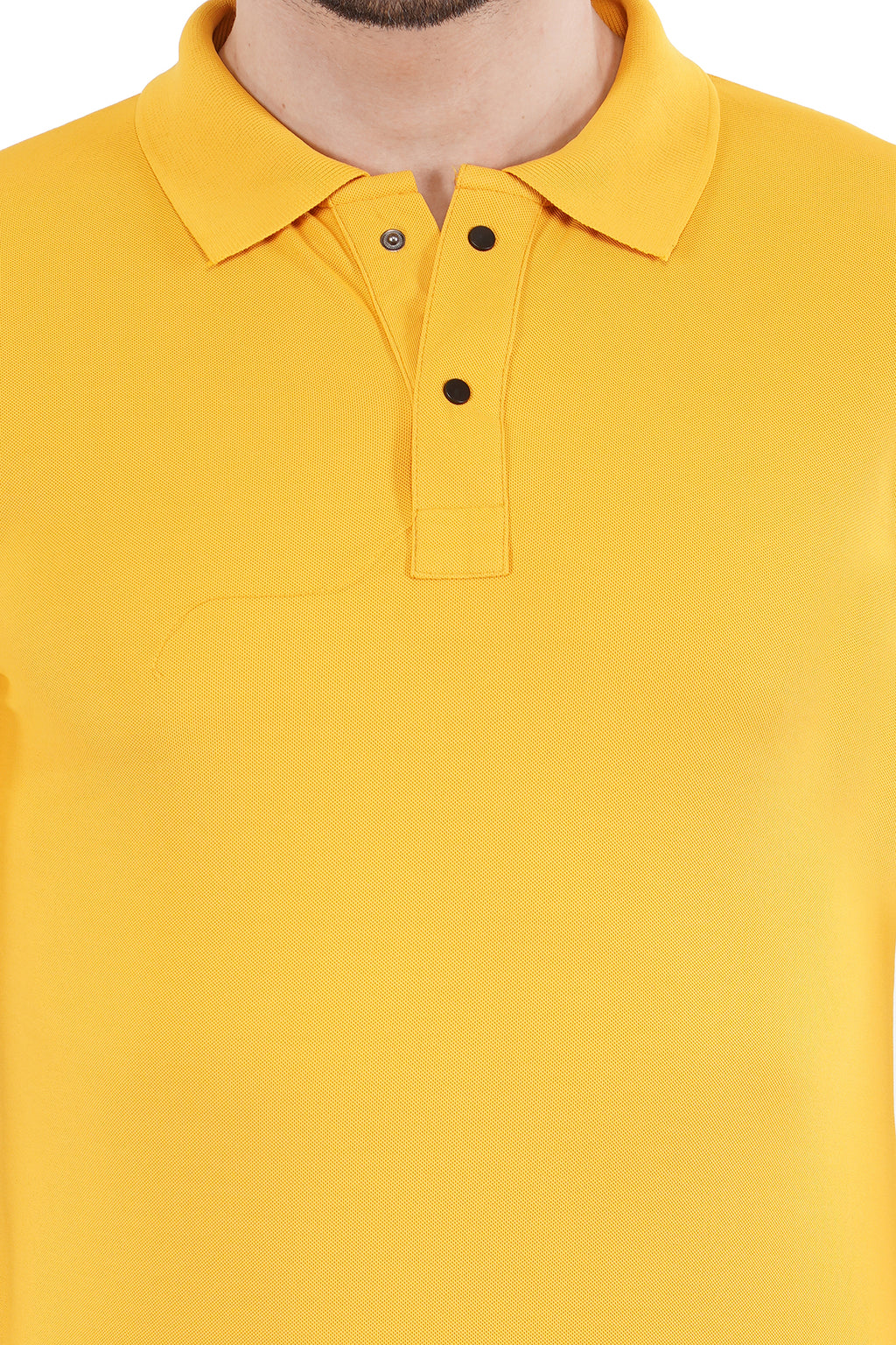 Classic Yellow Matty Collar T-Shirt