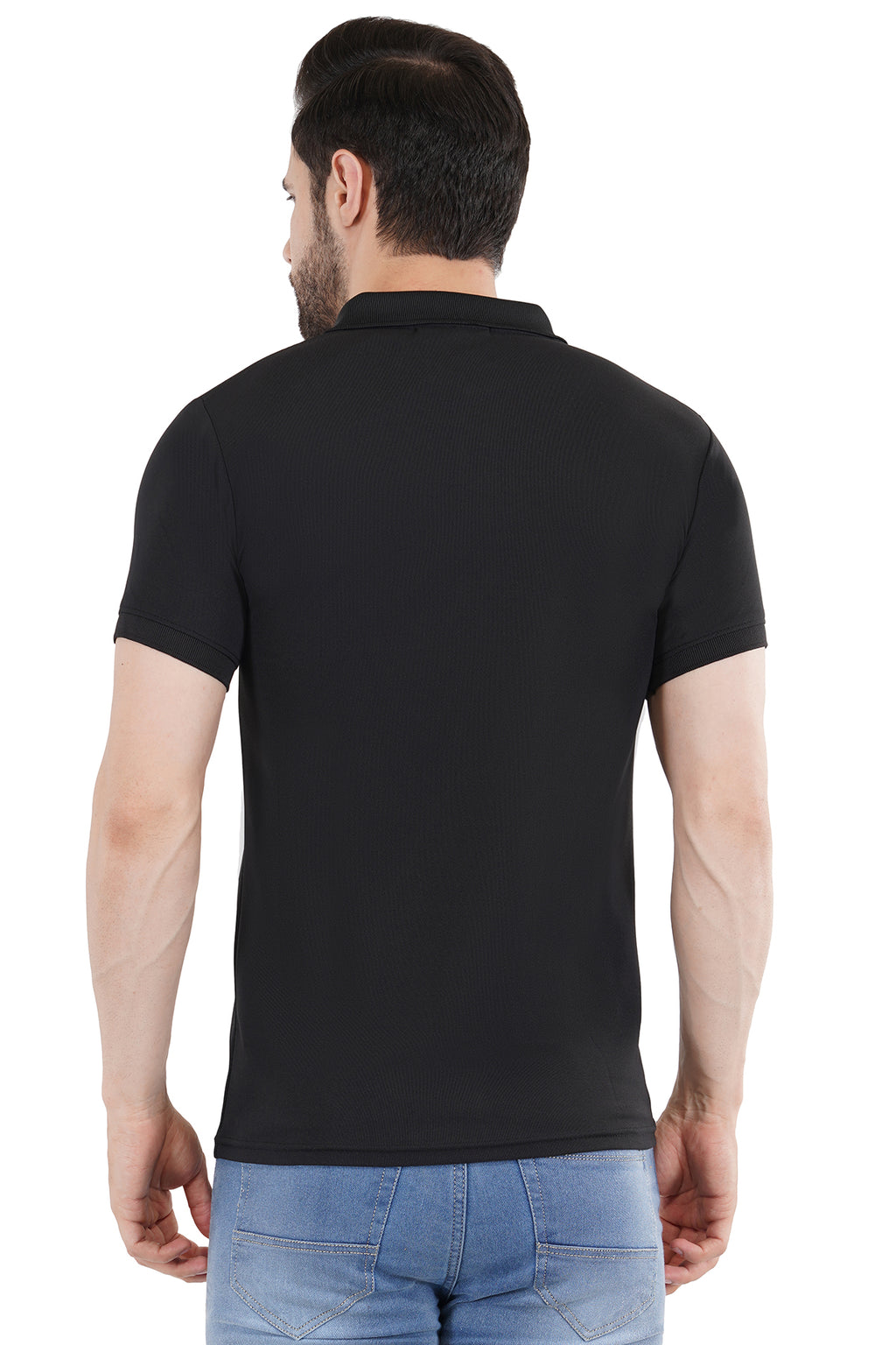 Black Matty Collar T-Shirt